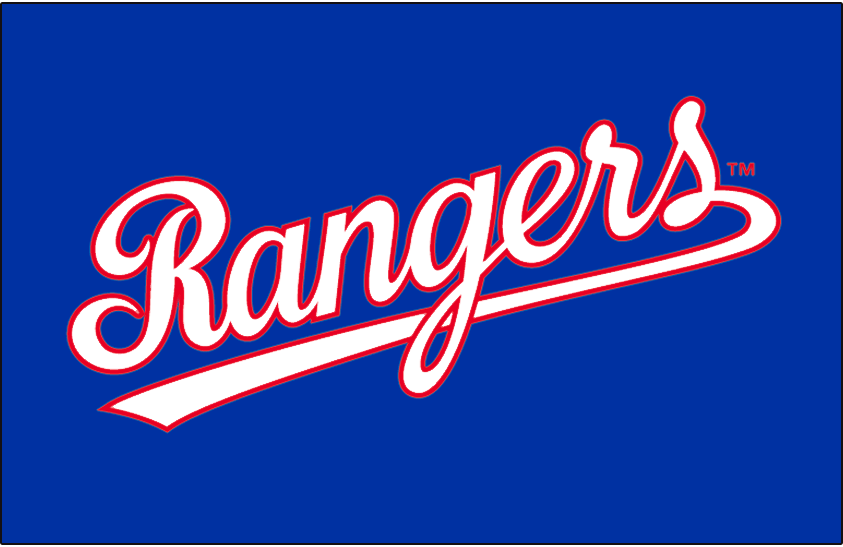 Texas Rangers 1984-1993 Jersey Logo iron on transfers for T-shirts